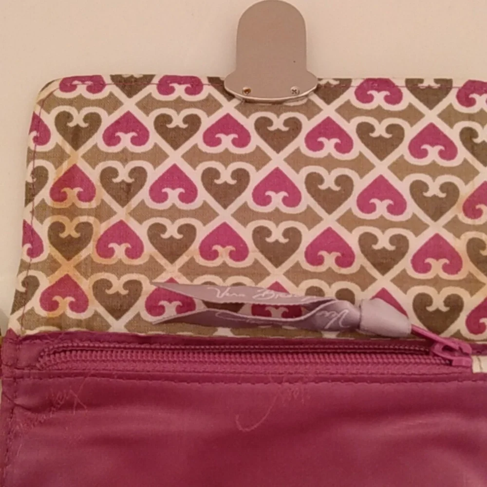 VERA BRADLEY Quick Swipe ID Case Wallet Key Ring Case - Picture 7 of 8
